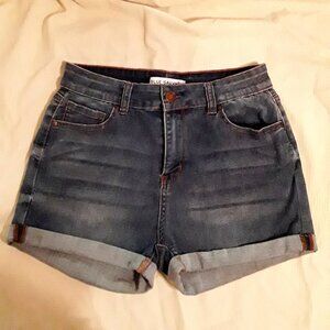 Denim stretch jean shorts, junior size 11/30
